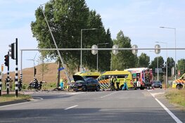 Botsing op Westpoortweg in Amsterdam, twee gewonden