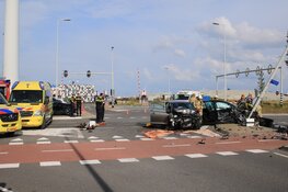 Botsing op Westpoortweg in Amsterdam, twee gewonden