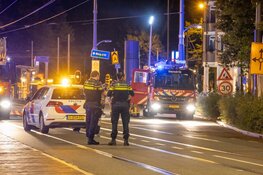 Brand na explosie bij panden aan Vijzelgracht