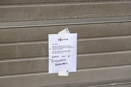 Garageboxen opengebroken door politie in verband met onderzoek vechtpartij