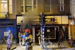 Brand in waterpijpcafé in Amsterdam