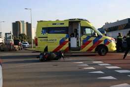 Scooterrijder gewond na ongeluk op Radarweg