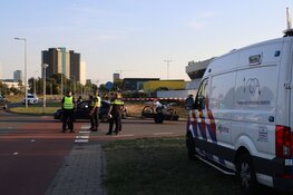 Scooterrijder gewond na ongeluk op Radarweg