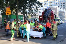 Bouwvakker gewond na ongeluk met vrachtwagen