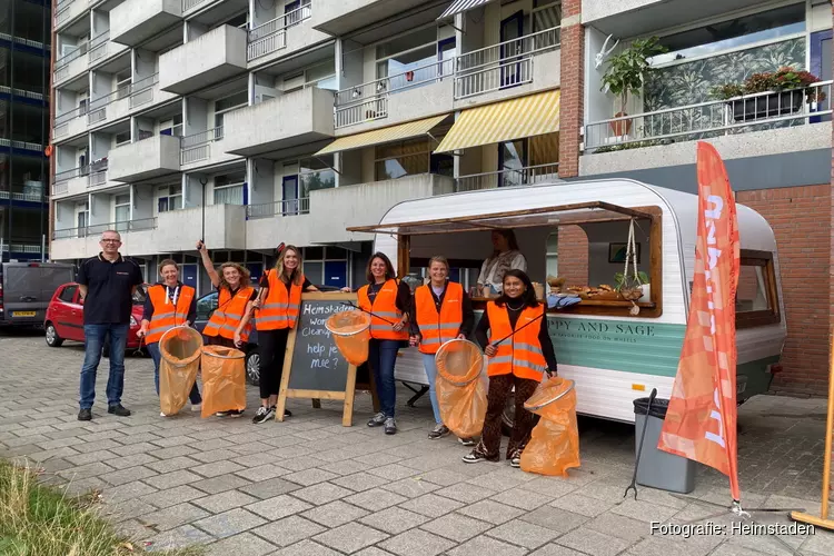 Heimstaden organiseert opruimactie zwerfafval Beemsterstraat en IJdoornlaan