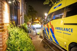 Auto te water langs Marnixstraat