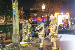 Auto te water langs Marnixstraat