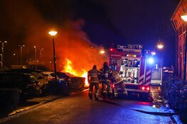 Auto in brand aan de P. Hans Frankfurthersingel