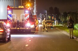 Auto te water in Westpoort