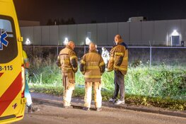 Auto te water in Westpoort