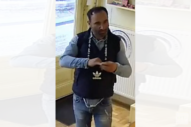 Gezocht - Wie is de man die hier op beeld diverse ringen steelt?