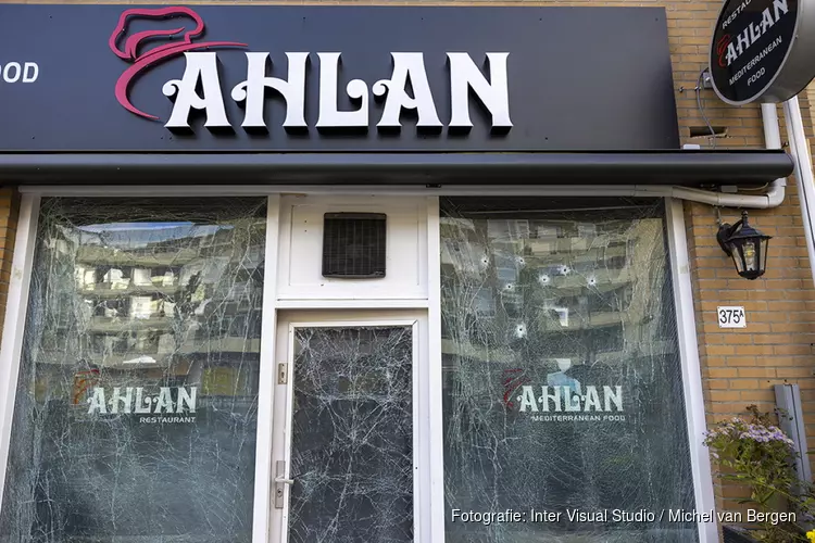 Door explosie getroffen restaurant Tussen Meer vannacht beschoten