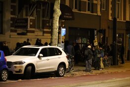 Protest krakers Plantage Middenlaan na vertrek