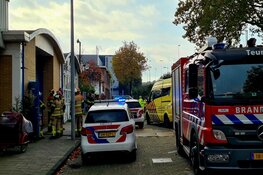 Dak ingestort van bedrijfspand Anthony Fokkerweg