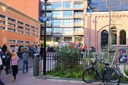 Brand in schoolgebouw in Amsterdam-Oost