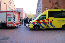 Brand in schoolgebouw in Amsterdam-Oost