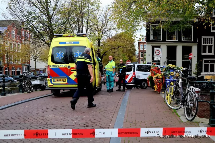 Steekincident op Spiegelgracht in Amsterdam