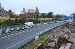 Schipholbrug in storing zorgt voor flinke file