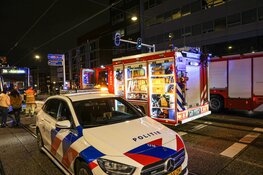Botsing tussen tram en auto in Bos en Lommer