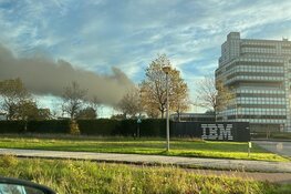Zeer grote brand in Voetbalstraat Amsterdam
