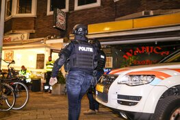 Politie-inval in woning Jan van Galenstraat