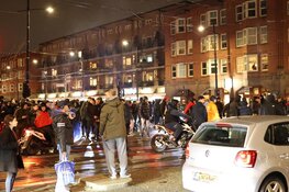 Fans Marokko vieren eerste WK-zege in 24 jaar op Mercatorplein