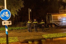 Mogelijke brandstichting bij kraam aan Jachthavenweg