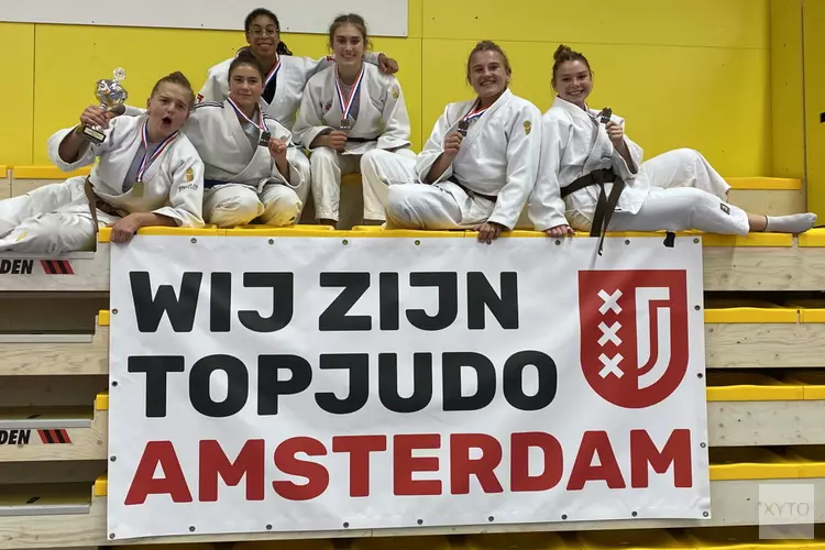 Damesteam TopJudo Amsterdam Nederlands kampioen onder 18 jaar