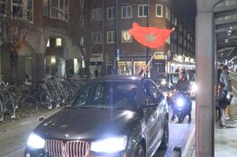 Honderden Marokkaanse fans vieren WK-winst. Mercatorplein inmiddels leeg na noodbevel