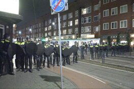 Honderden Marokkaanse fans vieren WK-winst. Mercatorplein inmiddels leeg na noodbevel