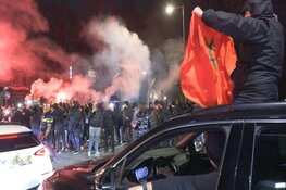 Honderden Marokkaanse fans vieren WK-winst. Mercatorplein inmiddels leeg na noodbevel