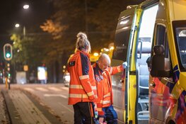 Fietser gewond bij val op Mauritskade