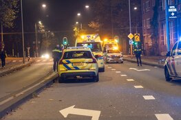 Fietser gewond bij val op Mauritskade