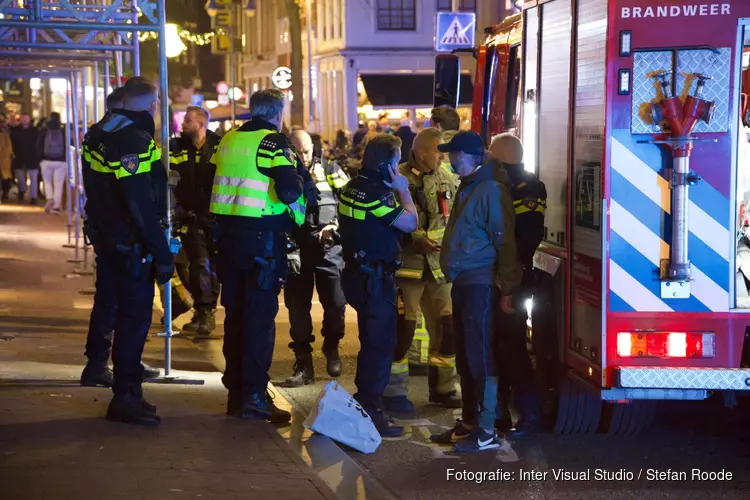Inbreker komt vast te zitten in pand in Haarlemmerstraat