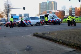 Motorrijder aangereden door automobilist