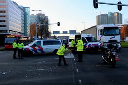 Motorrijder aangereden door automobilist