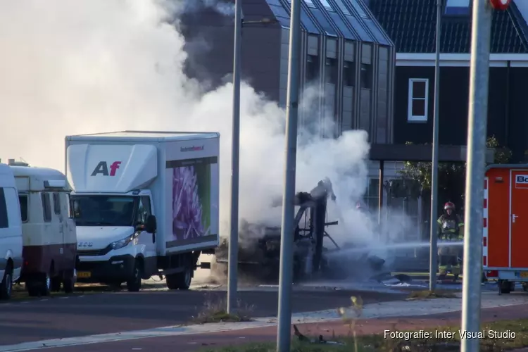 Gewonde bij explosie in camper in Amsterdam