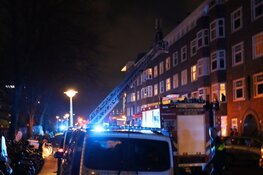 Gewonde bij woningbrand in Amsterdam-Zuid