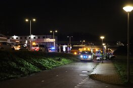 Auto op de kop bij ongeval Duivendrecht