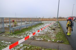 Gaslek langs A1 bij Muiden