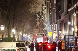 Brand in woning aan Herengracht