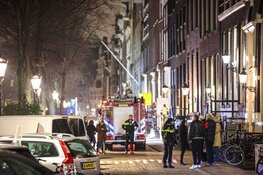 Brand in woning aan Herengracht