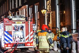 Brand in woning aan Herengracht