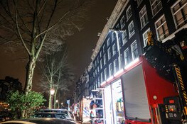 Brand in woning aan Herengracht