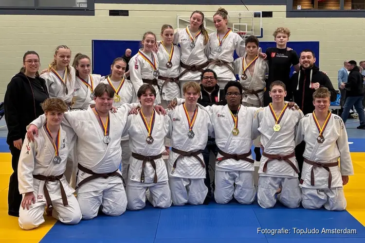 Recordaantal Amsterdamse judoka's afgevaardigd naar NK-18