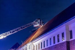 Brand op zolder van woning