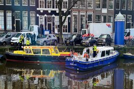 Lichaam gevonden in het water op de Keizersgracht