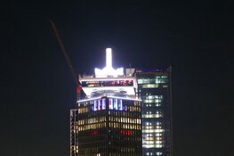 A'DAM toren in kleuren Turkije en Syrië