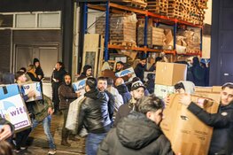 Vrachtwagen vanuit Amsterdam onderweg naar Turkije