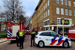 Veel schade bij brand in woning Willem de Zwijgerlaan